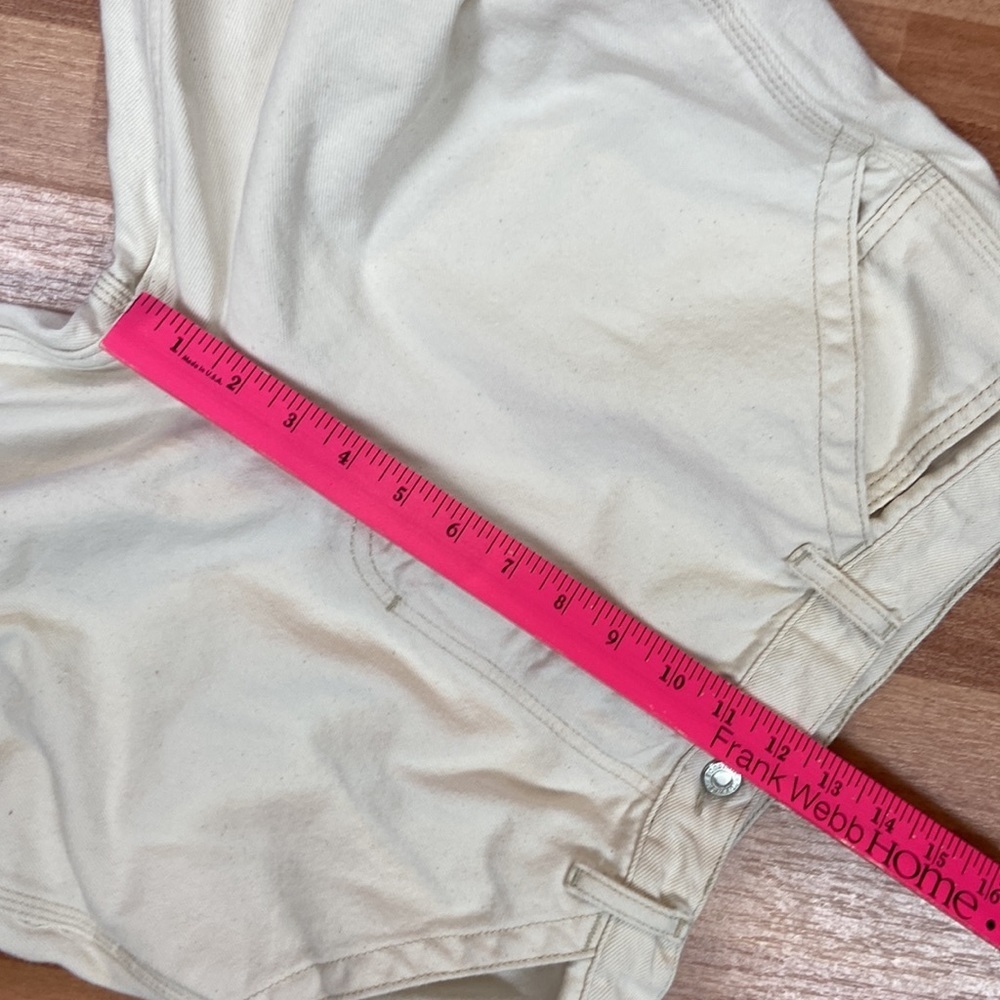 TopShop Off white Carpenter Pants size 32X32 - Picture 5 of 12